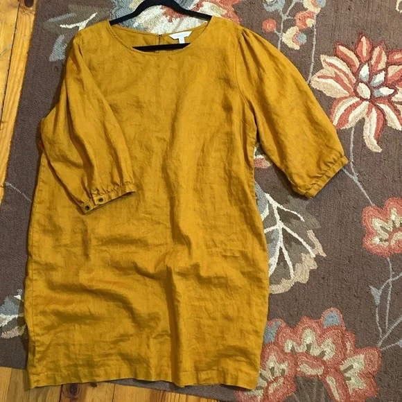 Garnet Hill Linen Dress - Picture 2 of 8